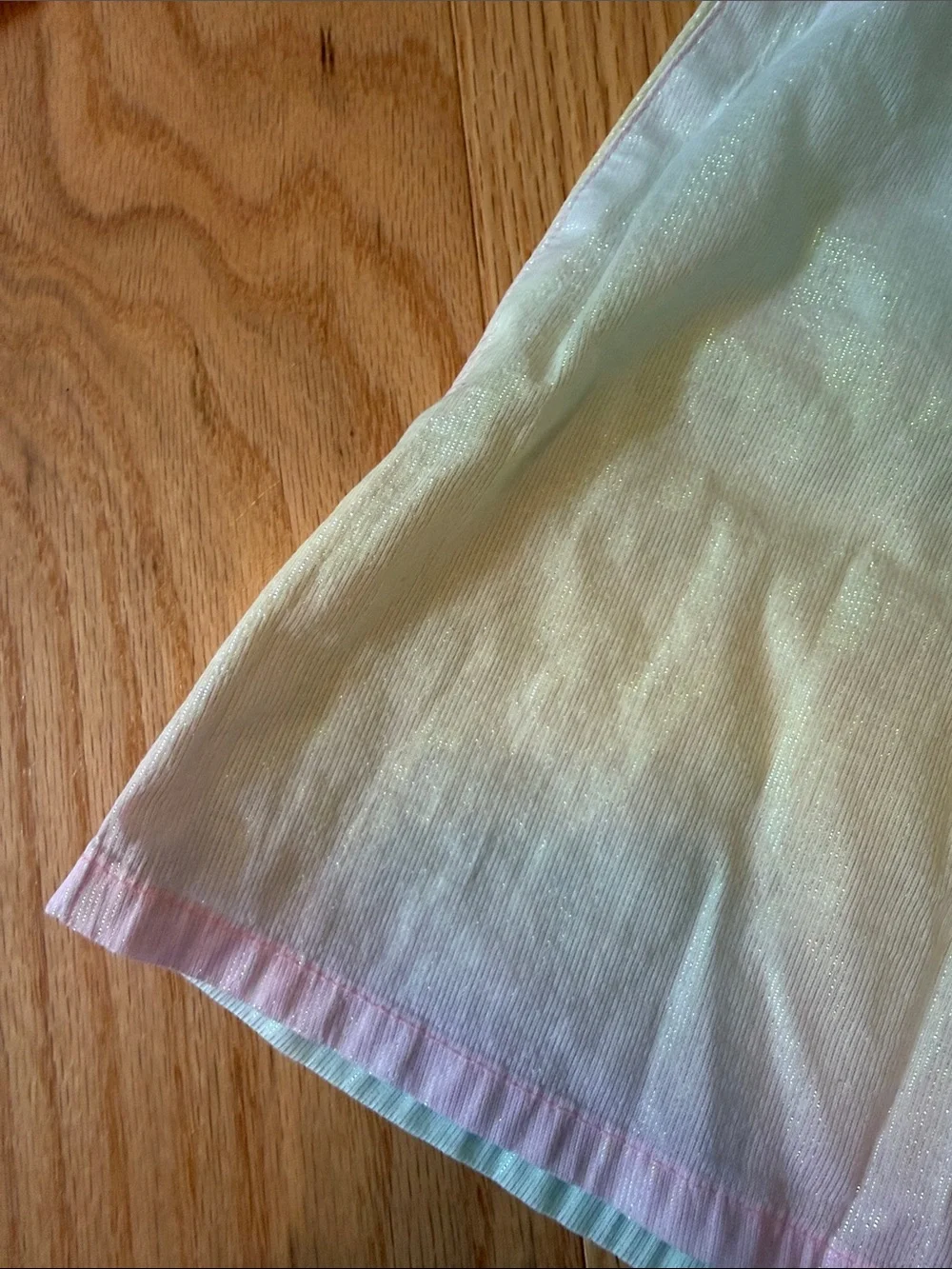 New no Tags Cat & Jack Girls' Shimmery Ombre Swim Coverup - Pink, Yellow, Blue